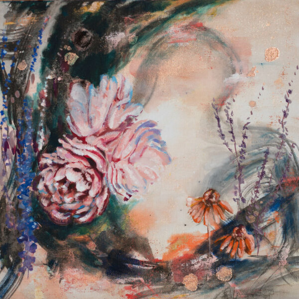 Dreamy floral painting