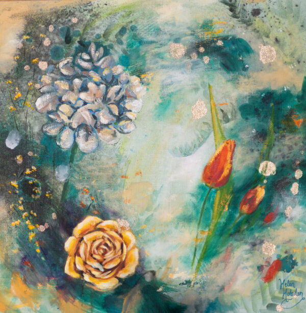 Abstract floral art