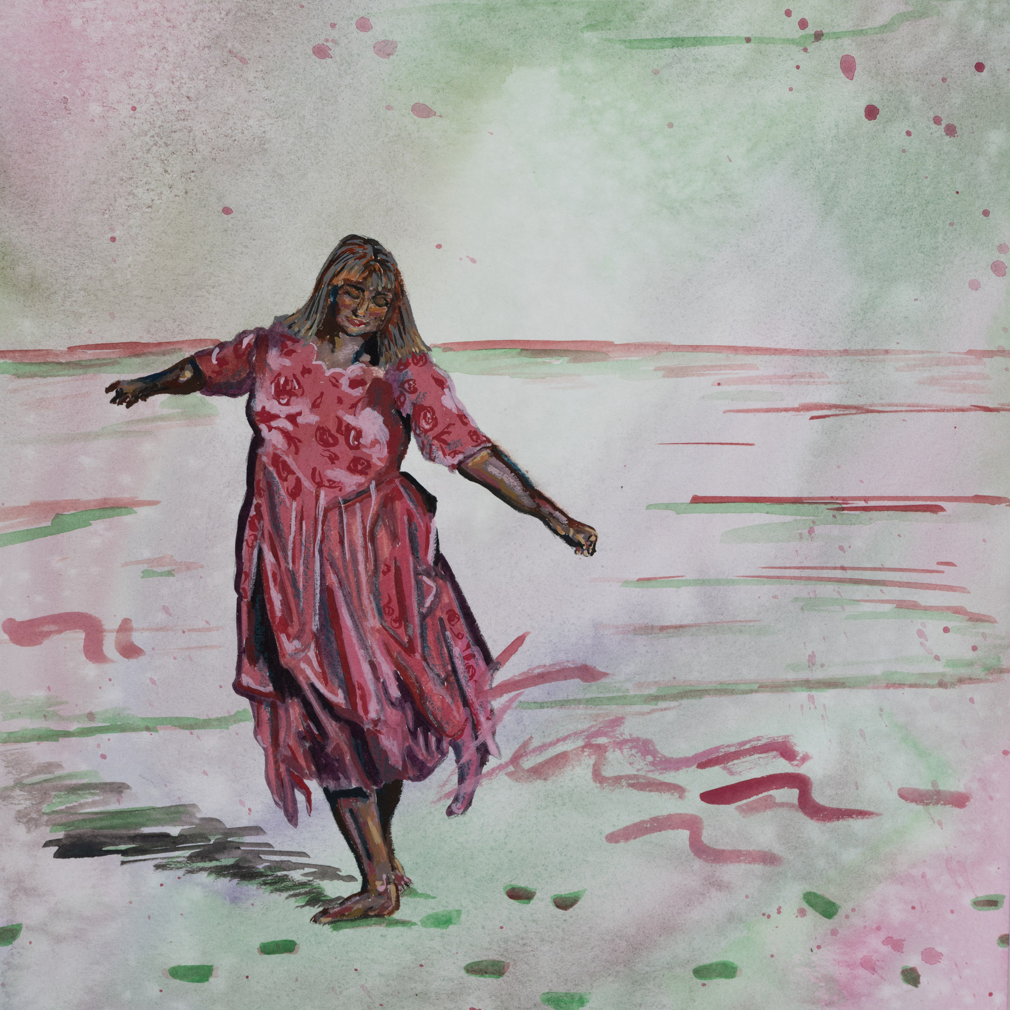 ethereal art of a fairytale figure