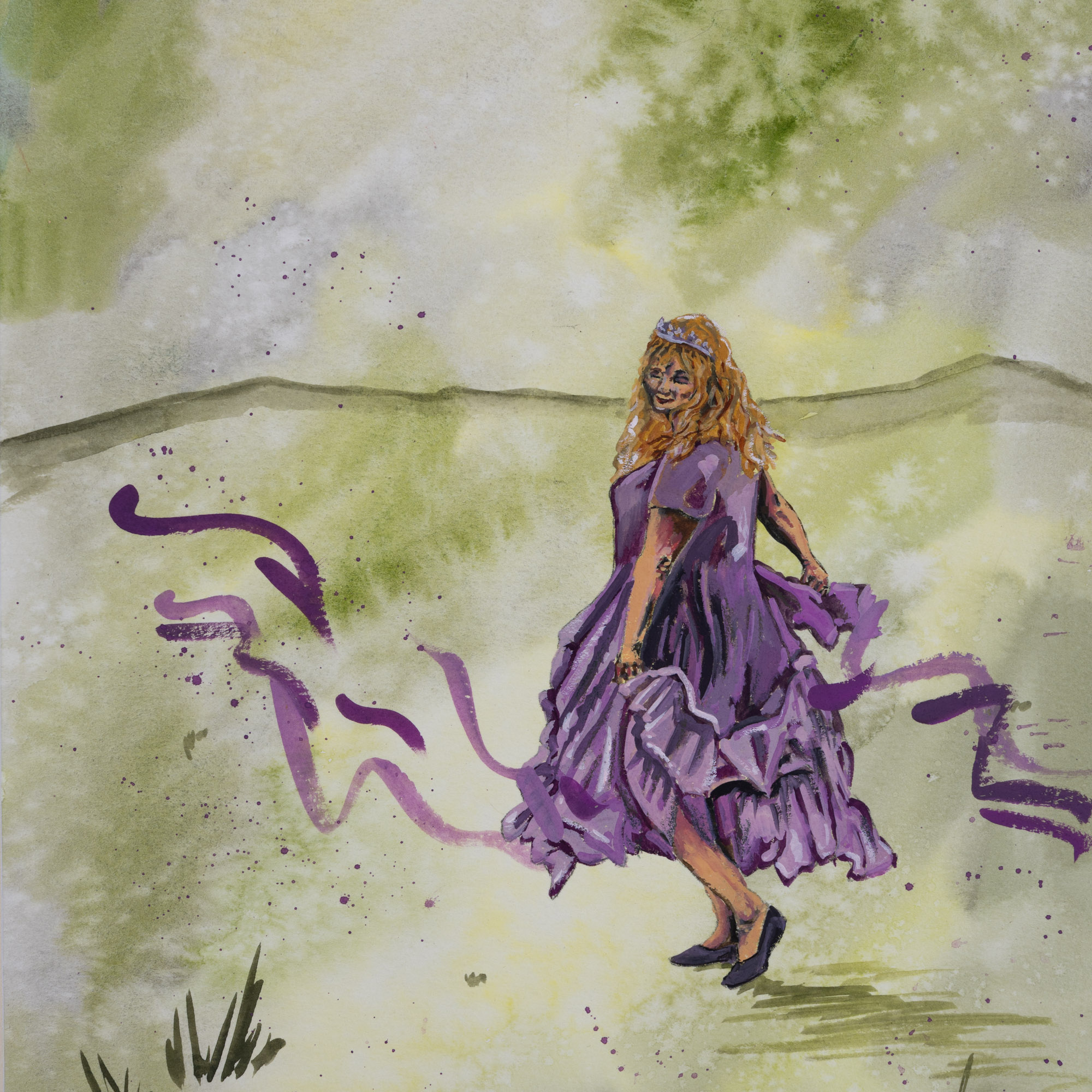 Ethereal fairytale painting